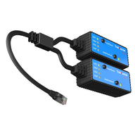 TrolMaster DCC-2 greenhouse controllers with connected cables and RJ45 connector.