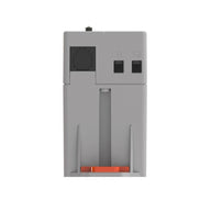 TrolMaster DSR-1 greenhouse controller with RJ45 port, T1/T2 indicator lights, and orange release lever.