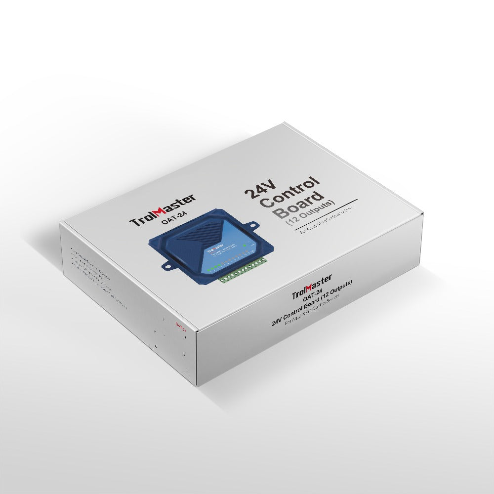 TrolMaster OAT-24 24V Control Board box with an image of the board.