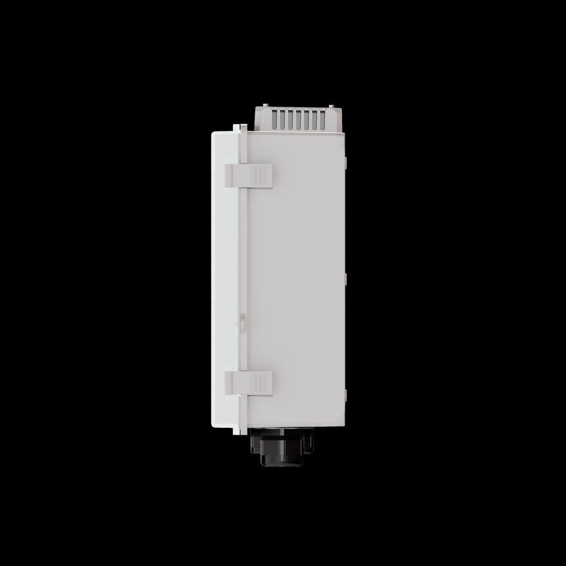 TrolMaster Green-X SCC-4 greenhouse controller, white, side view, black connector