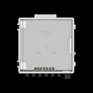 TrolMaster SCC-4 greenhouse control unit with logo and input/output connectors visible from top.