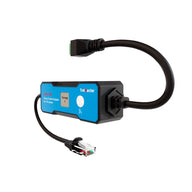 TrolMaster LMA-14G Group Control Adapter, blue, with RJ45 connector and terminal block cable.