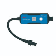 TrolMaster LMA-G Group control adaptor with blue casing, white button, and black cable.