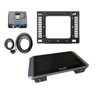 TrolMaster NFS-2 environmental control system components: pH sensor, cables, mount, and display.