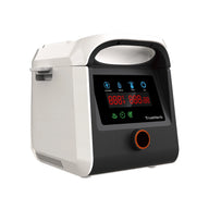 White and black TrueHerb H-Brewer 2-in-1 decarboxylator and infuser with digital display and knob.