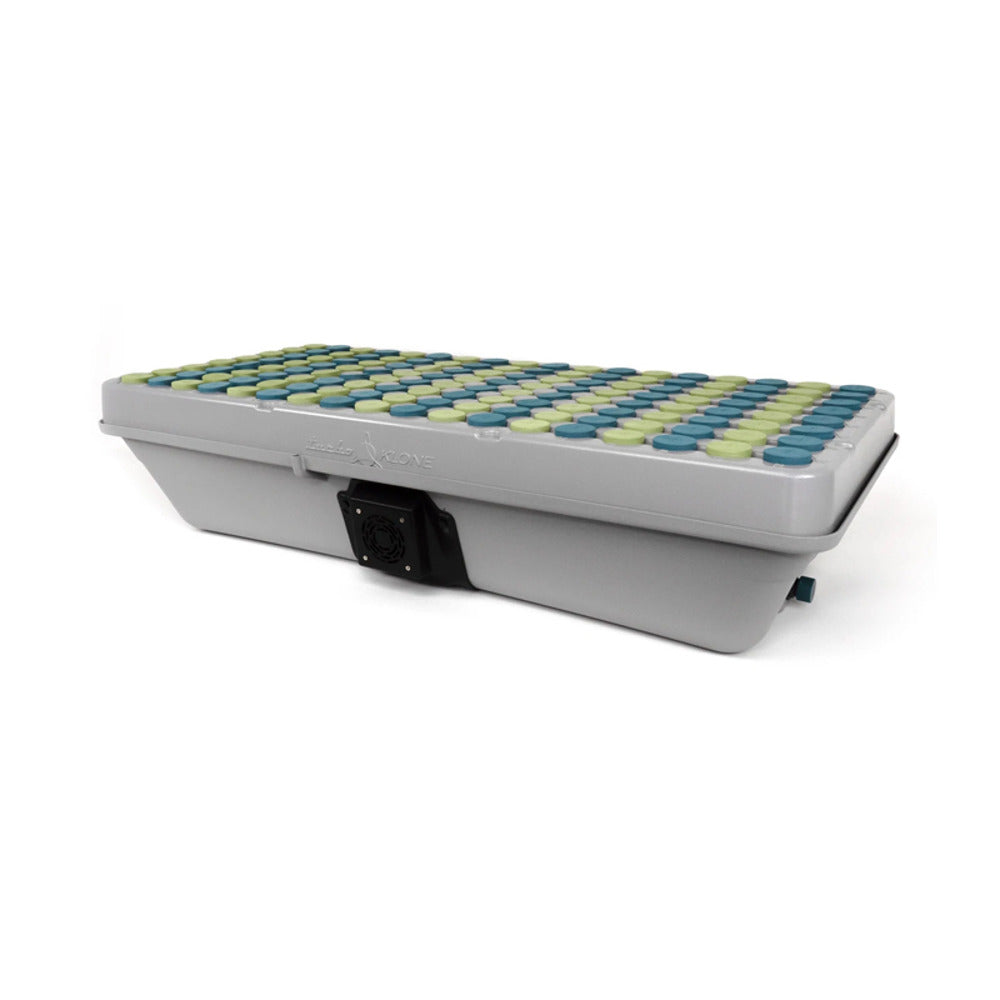 Turbo Klone Elite 144 cloner with green and blue neoprene inserts.