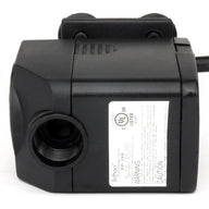 Black submersible pump with 