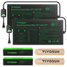 VIVOSUN 10" x 20.75" Seedling Heat Mat w/ Dual Digital Thermostat - 2 Pack