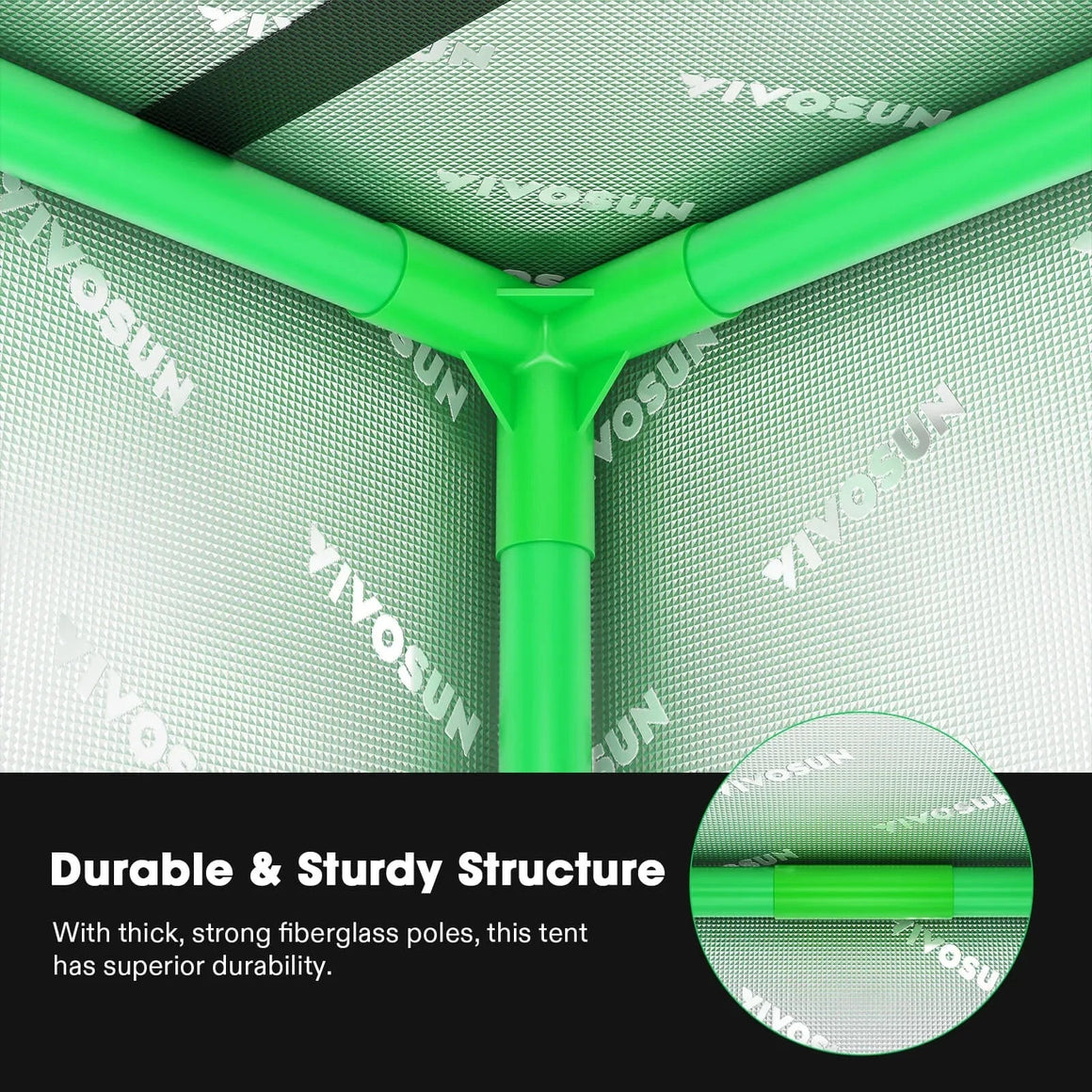 VIVOSUN 20″x14″x21″ Clone Tent Kit Durable & Sturdy