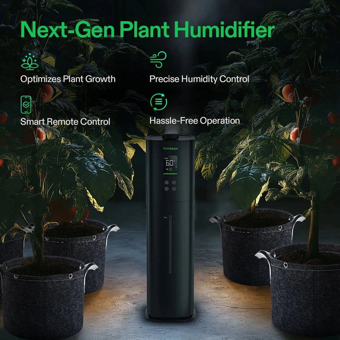 VIVOSUN AeroStream H09 Intelligent WiFi Humidifier