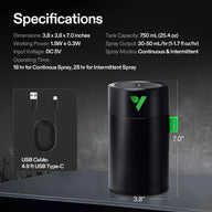 VIVOSUN AeroStream U075 USB Humidifier