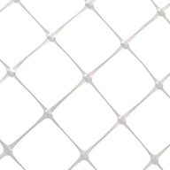 White diamond trellis netting for plants.