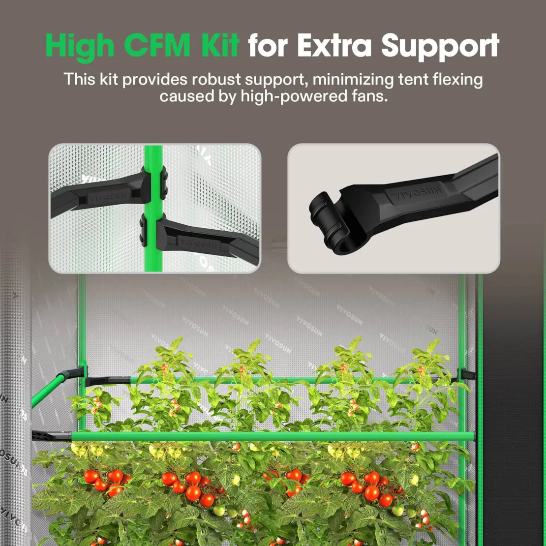 Vivosun Grow Tent Pro P336 | 3' x 3' x 6'