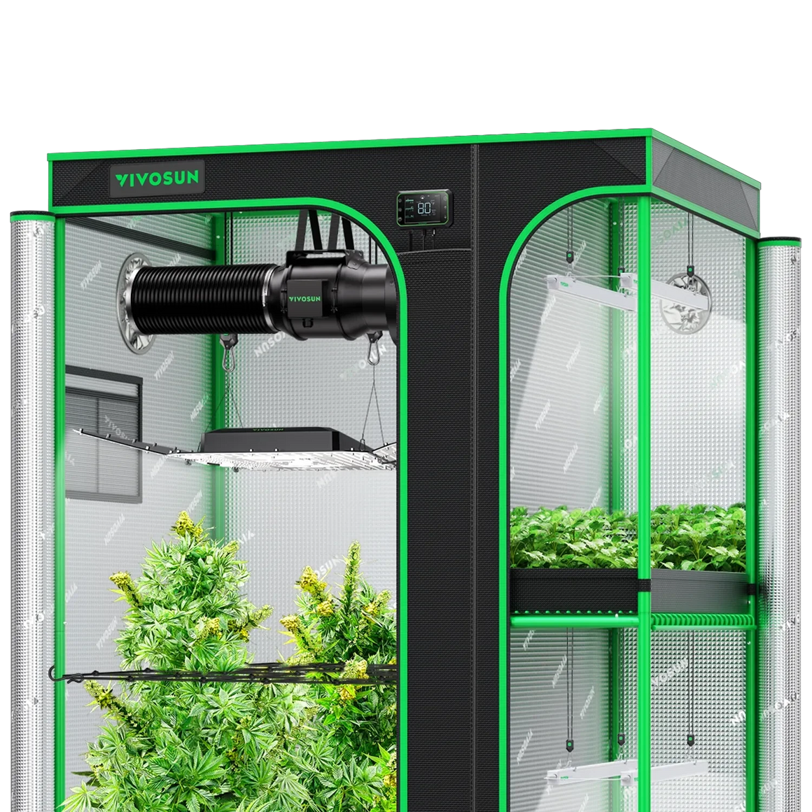 VIVOSUN Smart 2-in-1 GIY-SGS-54 Grow Tent Kit Main