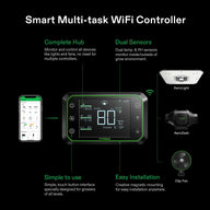 VIVOSUN Smart 2-in-1 GIY-SGS-54 Grow Tent Kit Smart Controller