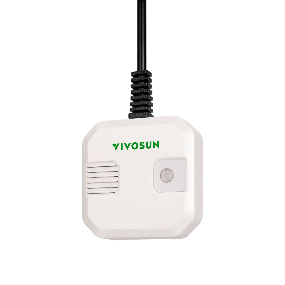 VIVOSUN 4-in-1 sensor with temperature, humidity, light, and soil moisture readings.
