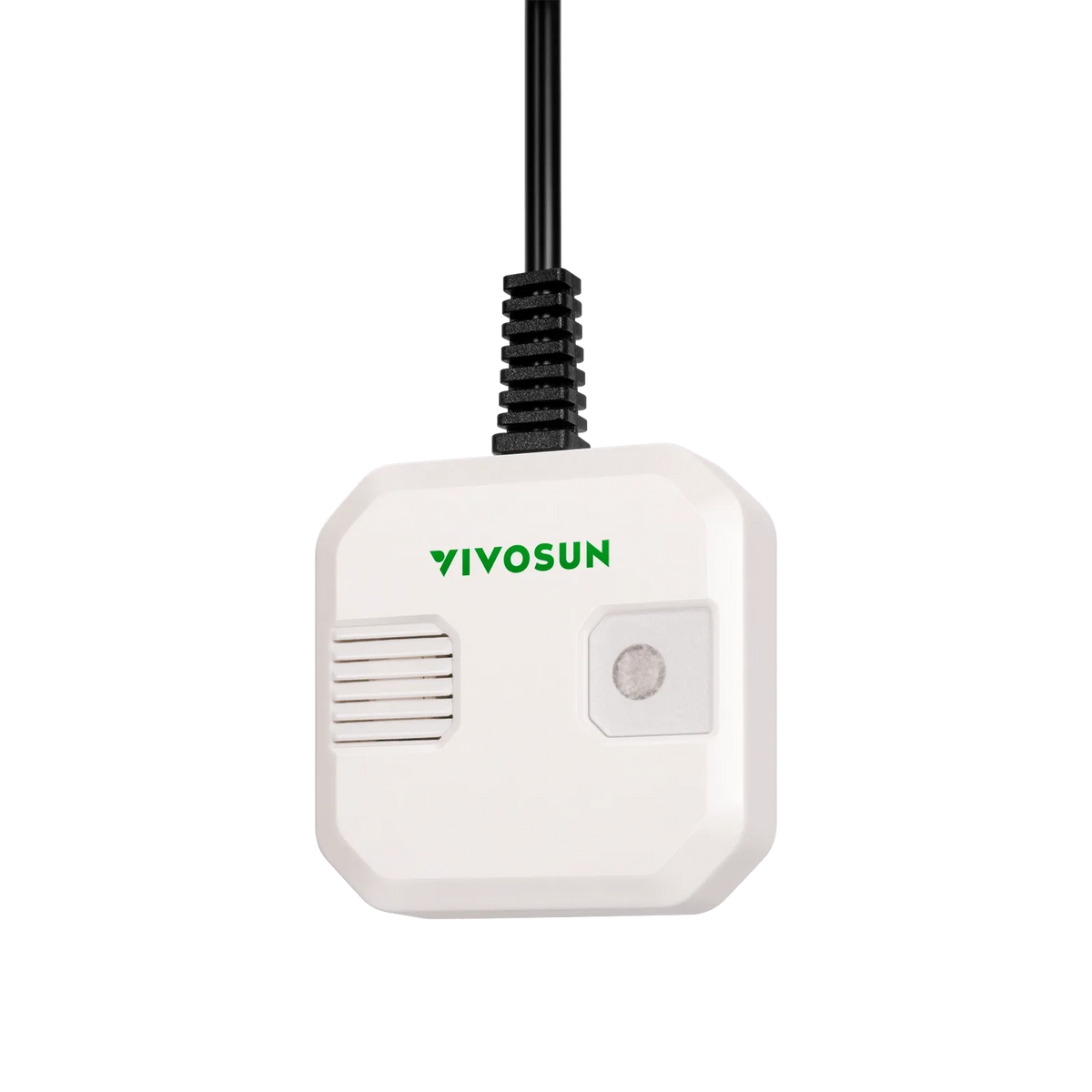 VIVOSUN 4-in-1 sensor with temperature, humidity, light, and soil moisture readings.