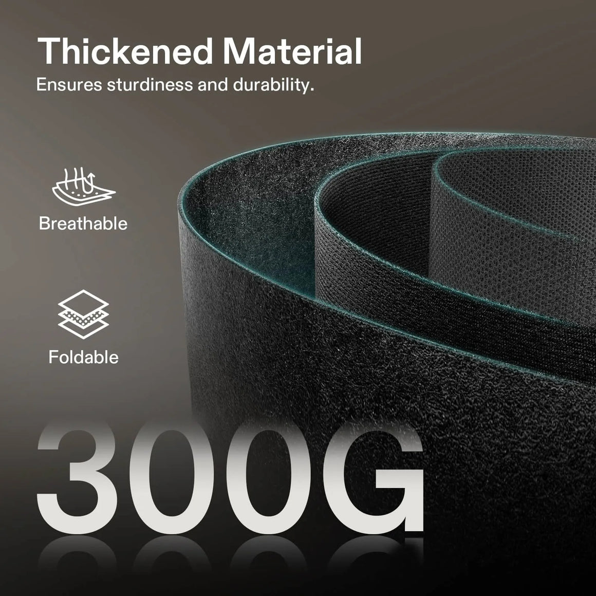 Thickened material, breathable, foldable Vivosun grow bags, 300g weight.