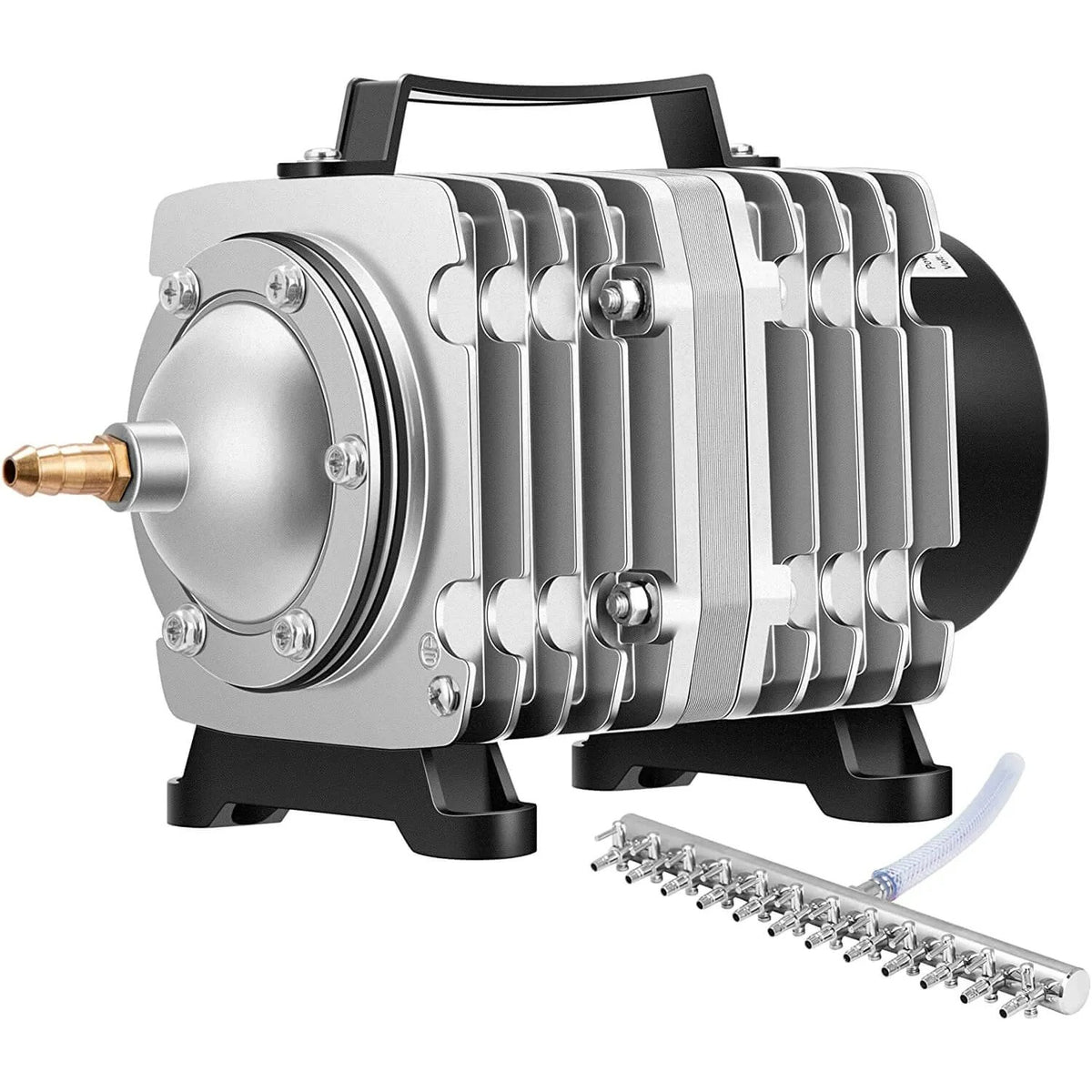 VIVOSUN 55W commercial air pump with air manifold for aquariums.