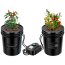 Vivosun 5 Gal DWC Hydroponic System - 2 Bucket Kit