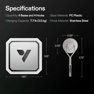 Vivosun add-on base magnetic hook, 1.65