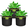 Vivosun AeroBase 3-Pack Black Mesh Grow Bags with Handles