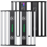 VIVOSUN AeroLight 550W grow light with vertical LED bars and fans.
