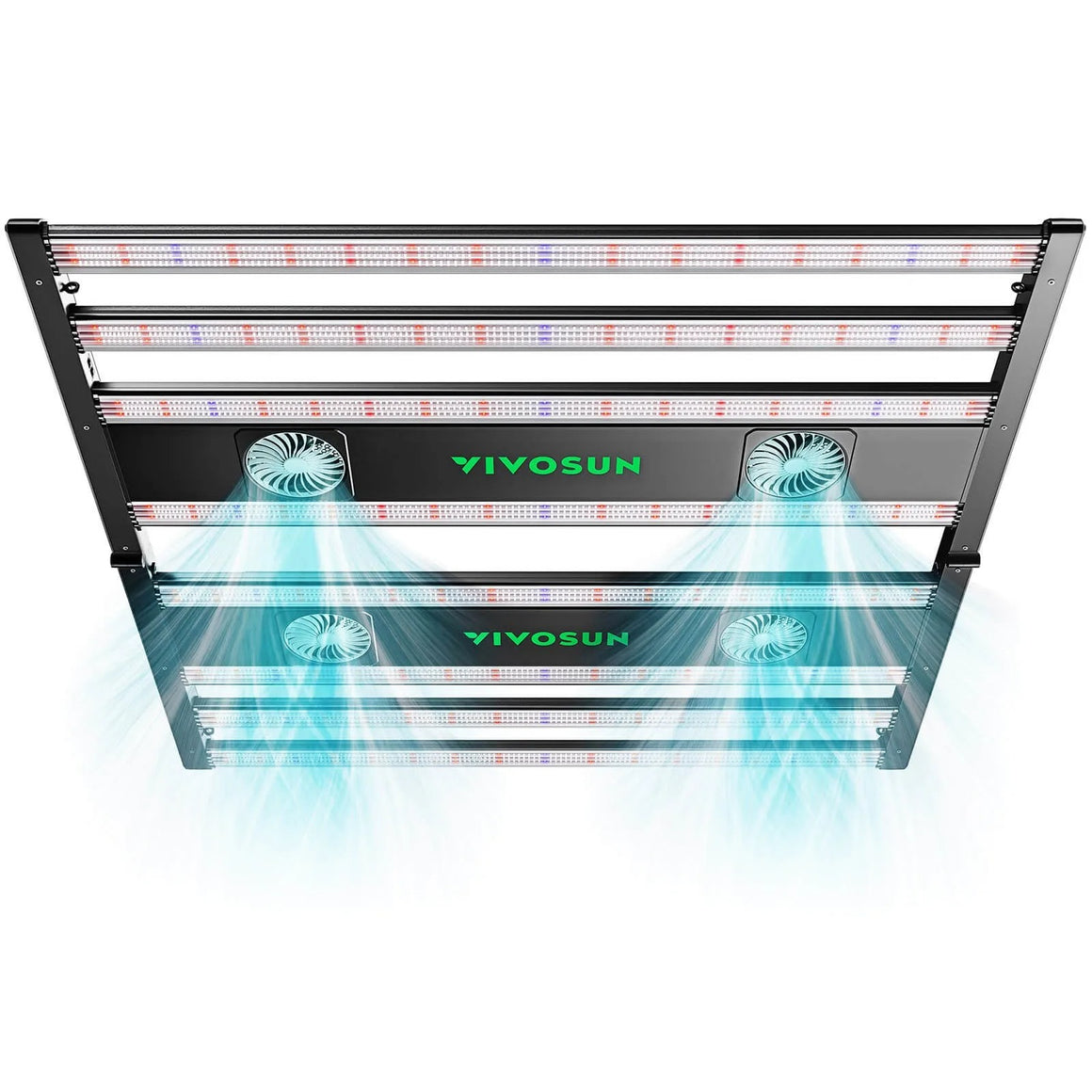 Vivosun AeroLight 550W grow light with fans and full spectrum LEDs.
