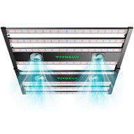Vivosun AeroLight 550W grow light with fans and full spectrum LEDs.