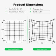 Vivosun elastic trellis netting, 4x4ft (48