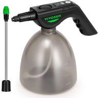 Vivosun 2L electric sprayer with adjustable nozzle, battery indicator, and fill lines.