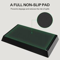Vivosun herb trimming tray with a full non-slip pad, preventing slippage and reducing spills.