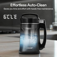 Vivosun herbal extractor with digital display, featuring auto-clean function and water inside.