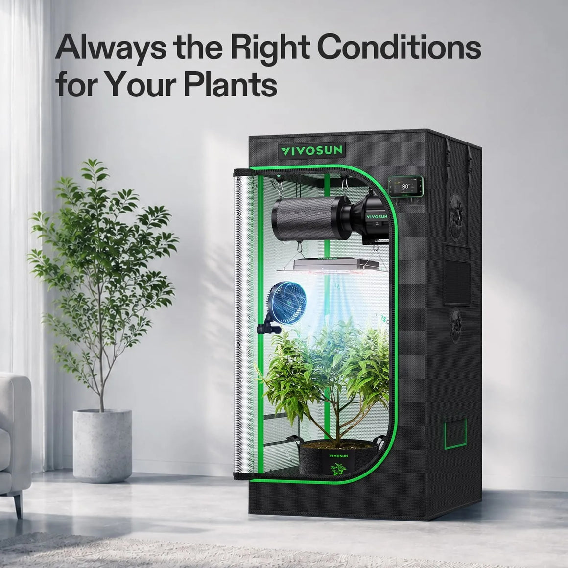 VIVOSUN New Gen Smart Grow Tent Kit Pro 2x2