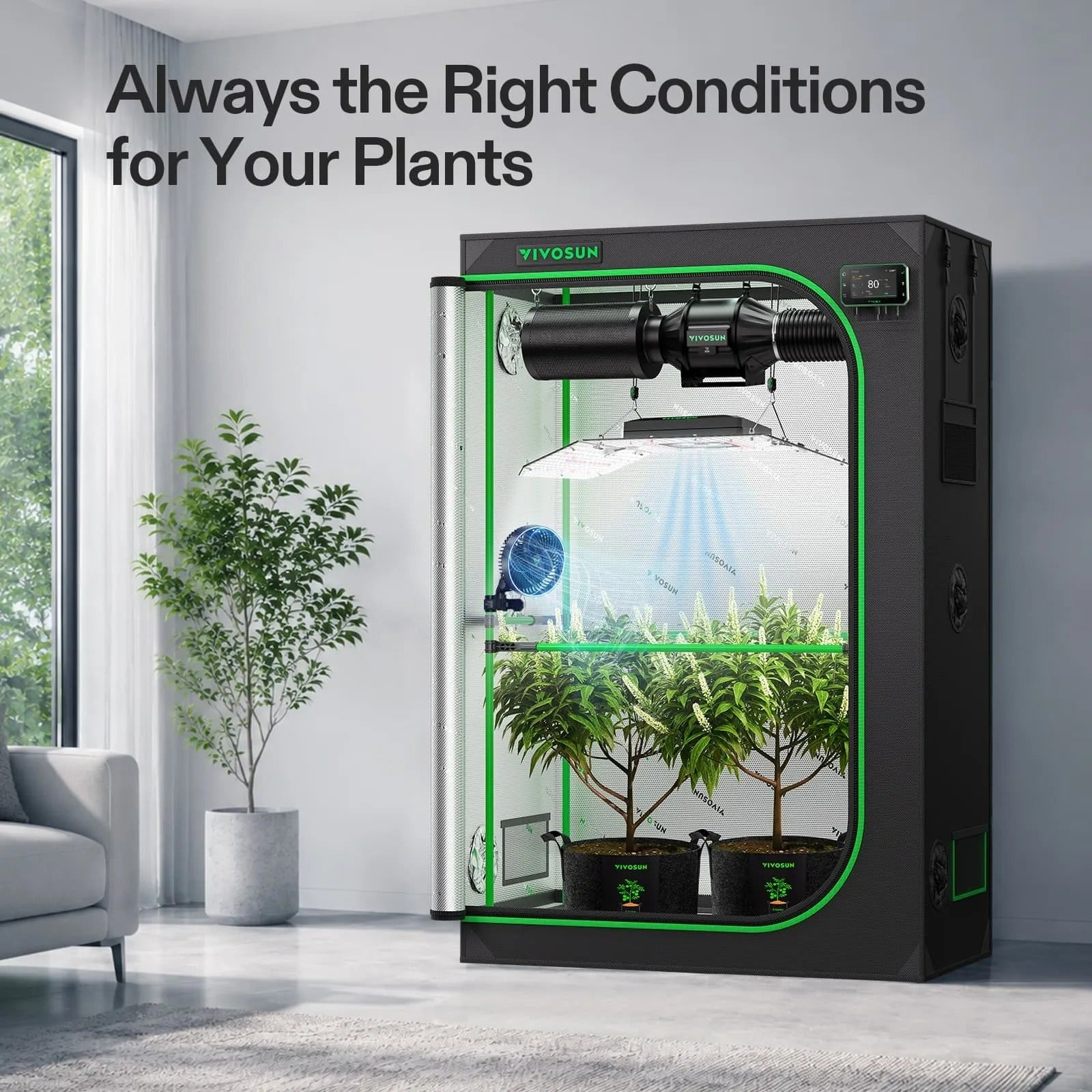VIVOSUN New Gen Smart Grow Tent Kit Pro 4x2