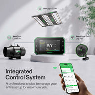 VIVOSUN Smart Grow Tent Kit Pro: AeroLight, AeroZesh fan, AeroWave fan, and control system.