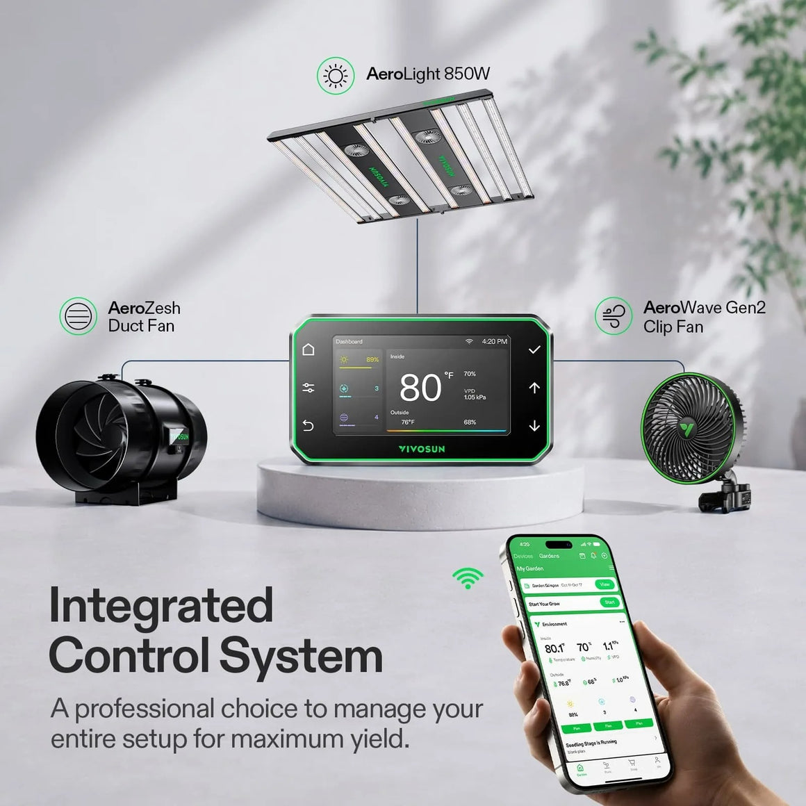 VIVOSUN New Gen Smart Grow Tent Kit Pro 5x5