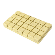 Vivosun rockwool grow cubes in a grid pattern on a black background.
