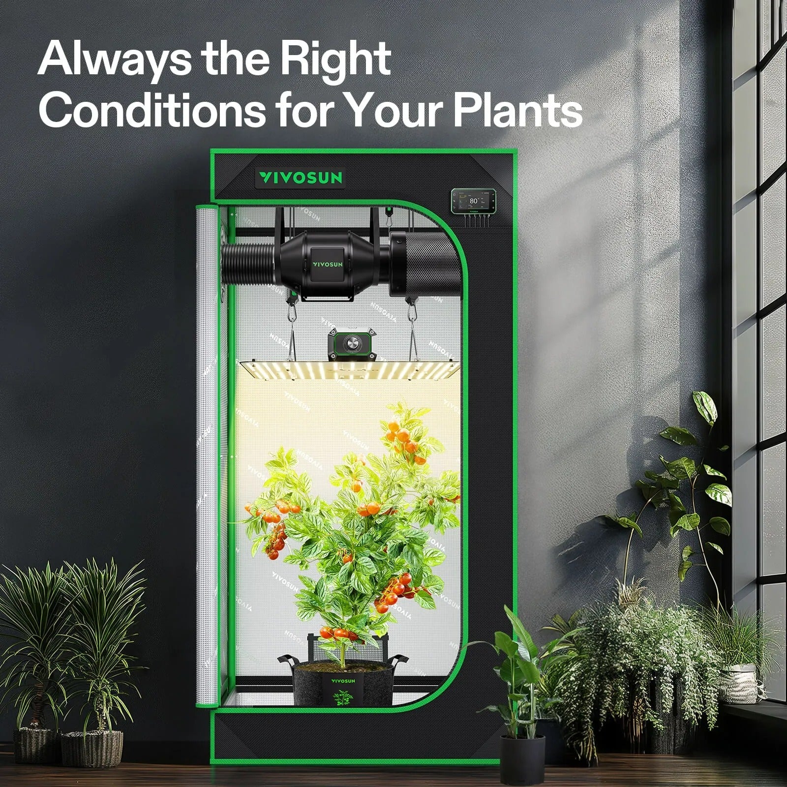 growing tent for plants VIVOSUN Smart Grow Tent Kit