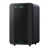 Vivosun Smart Cure Box with digital display showing temperature, humidity, and timer settings.