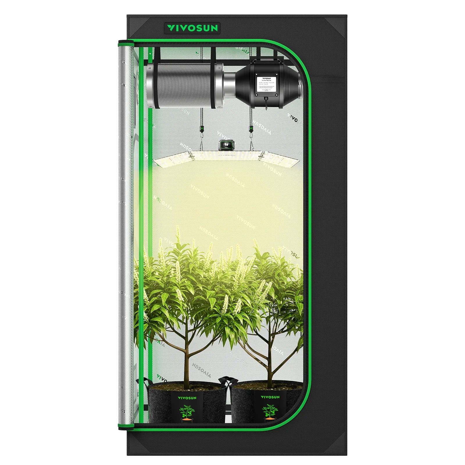VIVOSUN Starter Grow Tent Kit 3x3