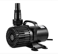 Black Vivosun 120W submersible water pump with ribbed hose adapter and carrying handle.