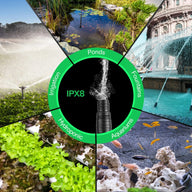 Vivosun 220W submersible water pump for ponds, fountains, irrigation, hydroponics, aquariums, IPX8 rated.