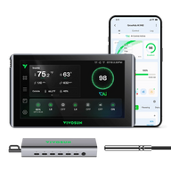 Vivosun X42 Grow Tent Controller with touchscreen display and phone app.