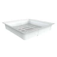 White XTrays Classic Food Table 3x3 tray with grid for food service or hydroponics.