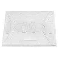 White plastic lid for Xtrays reservoir, 100-gallon capacity, embossed logo.