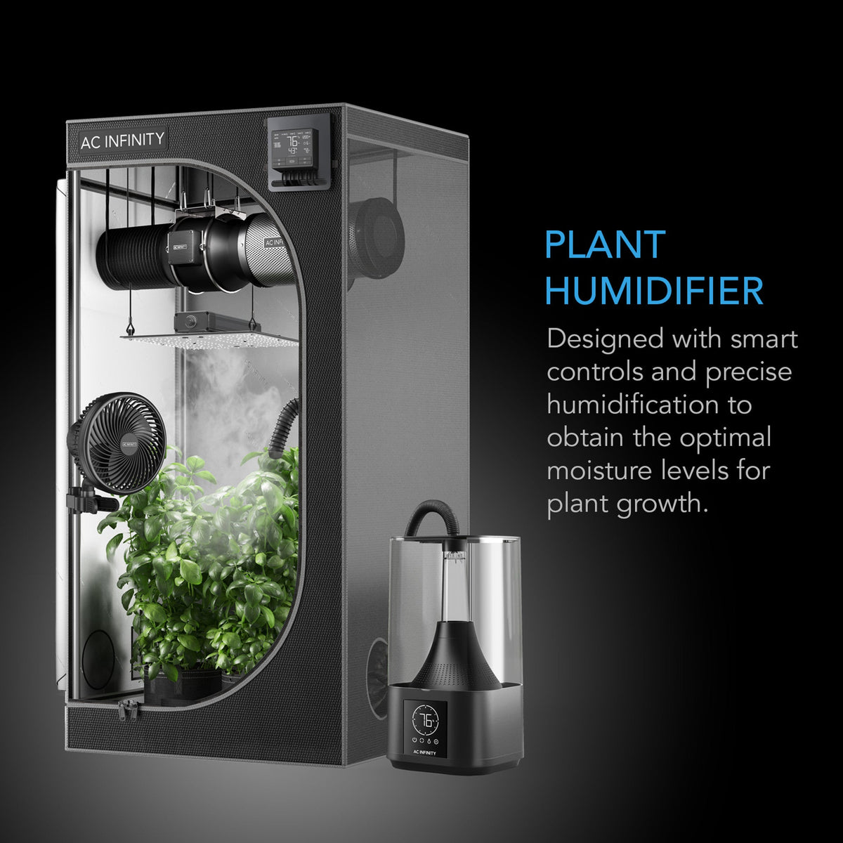 AC Infinity AC Infinity Cloudforge T3, Environmental Plant Humidifier Set-up