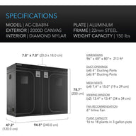 AC Infinity AC Infinity Cloudlab 894 8' x 4' x 6'8