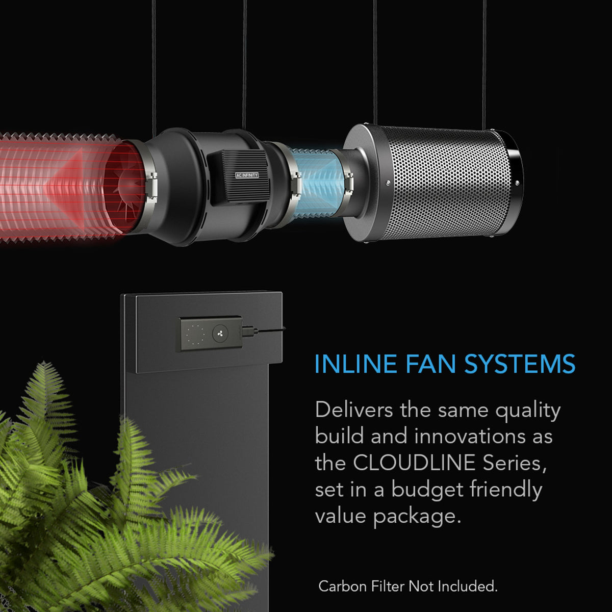 AC Infinity AC Infinity Cloudline S4 Inline Fan System