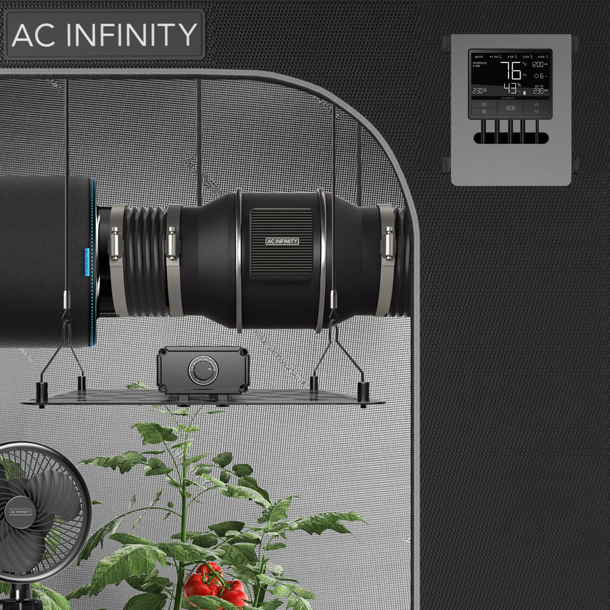 AC Infinity AC Infinity Cloudline T10 Inline Fan System